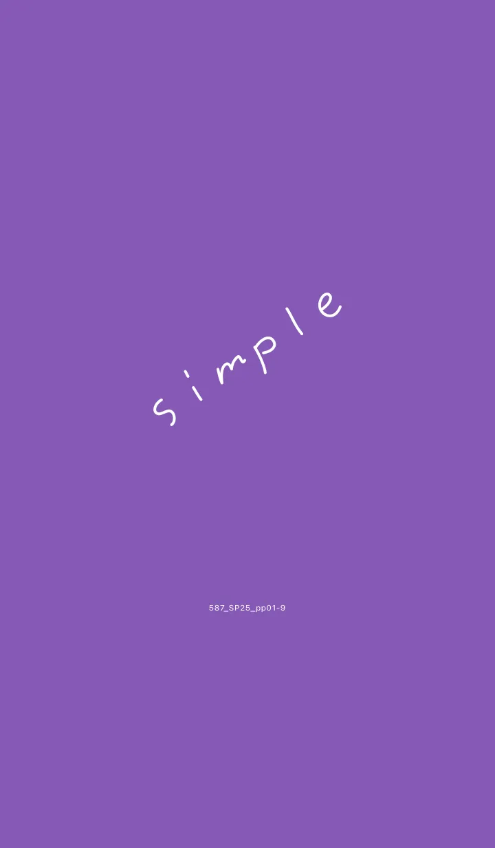 [LINE着せ替え] 587.25_パープル1-9の画像1