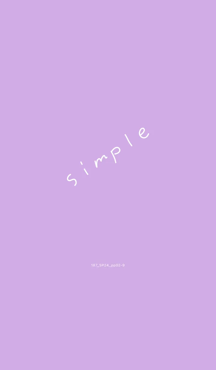 [LINE着せ替え] 187.24_パープル2-9の画像1