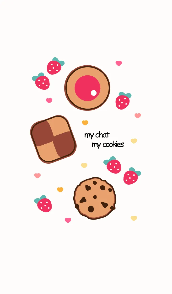[LINE着せ替え] Cute Cute cookies 7の画像1