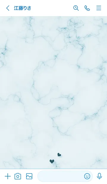 [LINE着せ替え] ～大人女子の大理石2♥ブルー65_1～の画像3