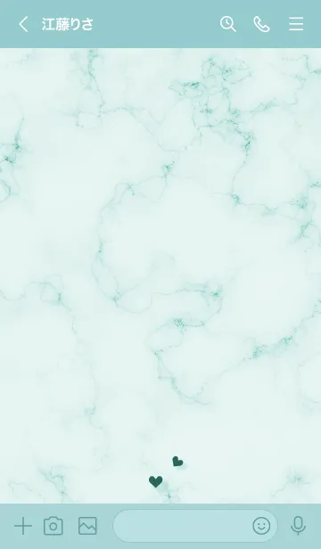 [LINE着せ替え] ～大人女子の大理石2♥グリーン64_1～の画像3