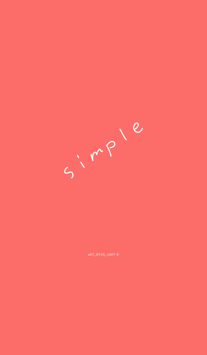 [LINE着せ替え] a87_25_レッド1-6の画像1