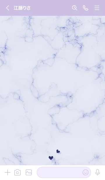 [LINE着せ替え] ～大人女子の大理石2♥パープル67_1～の画像3