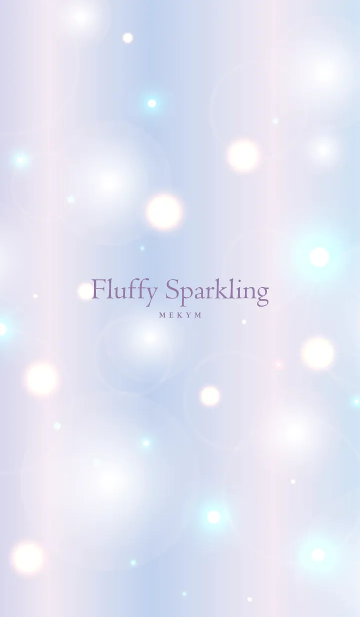 [LINE着せ替え] Fluffy Sparkling-MEKYM 3の画像1