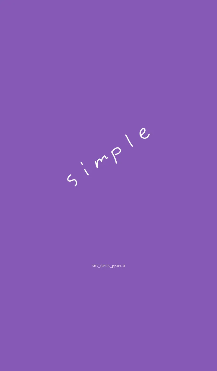 [LINE着せ替え] 587.25_パープル1-3の画像1