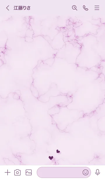 [LINE着せ替え] ～大人女子の大理石2♥パープル68_1_1～の画像3