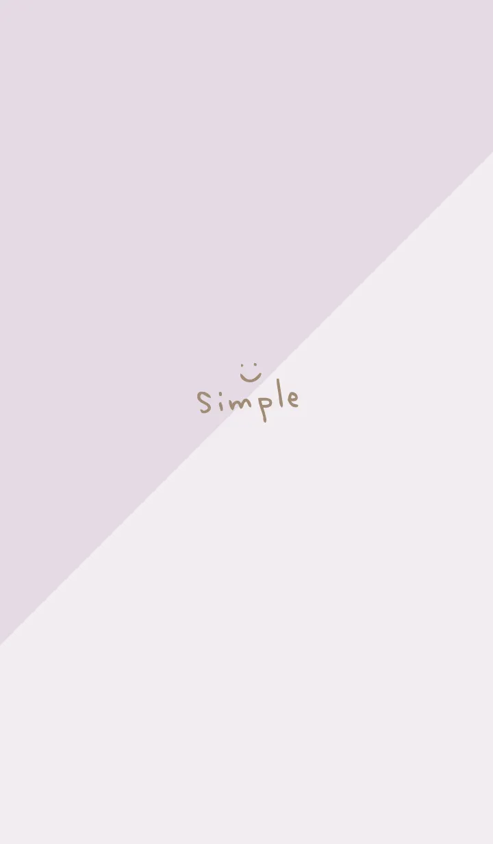 [LINE着せ替え] 2色半分 パープル3の画像1