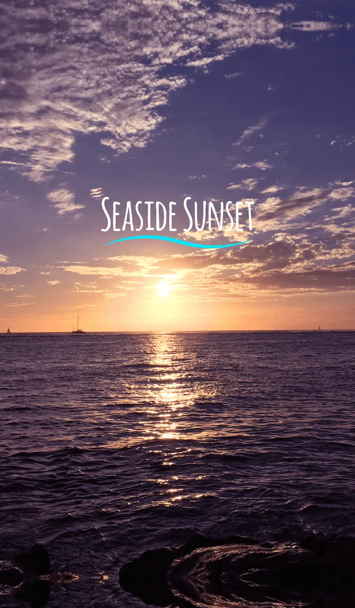 [LINE着せ替え] ALOHA Seaside Sunset Hawaii 52の画像1