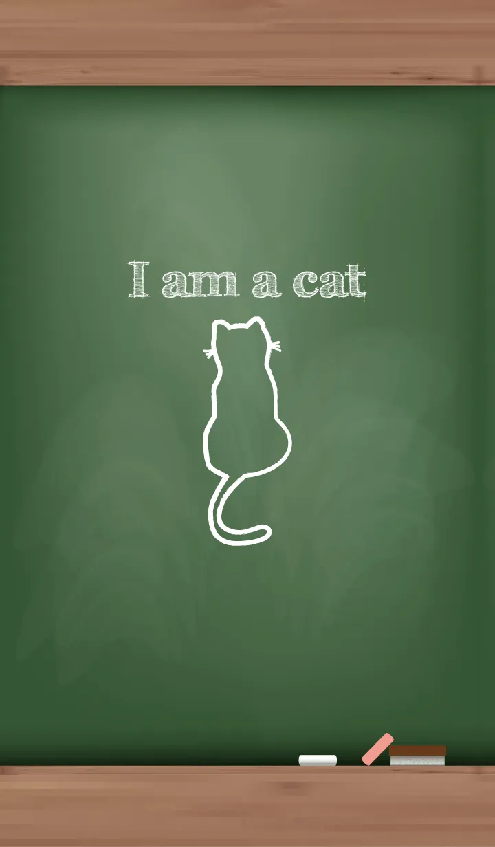 [LINE着せ替え] I am a cat Black Board..14の画像1