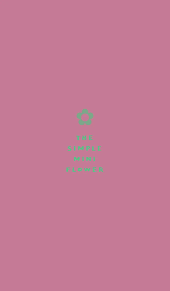 [LINE着せ替え] ザ シンプル ミニ フラワー 32の画像1