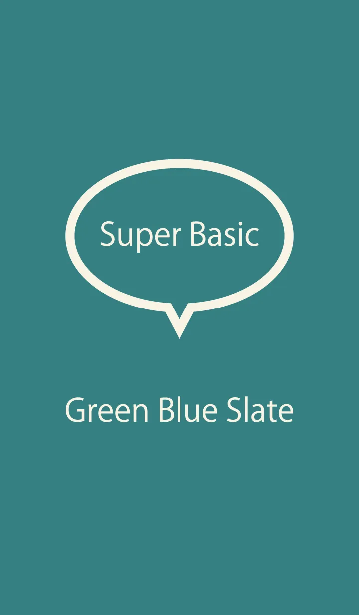 [LINE着せ替え] Super Basic Green Blue Slateの画像1