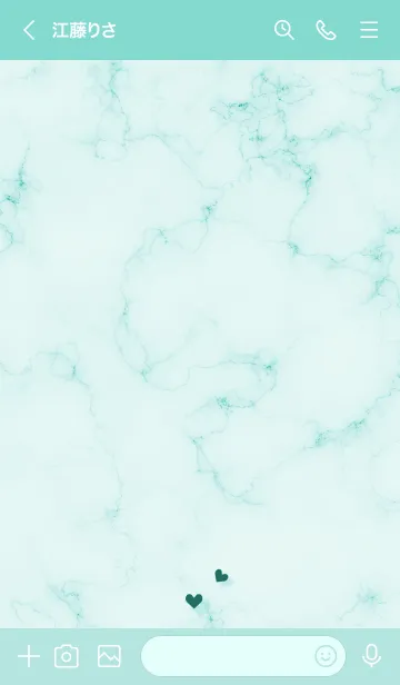 [LINE着せ替え] ～大人女子の大理石2♥ブルー75_1～の画像3