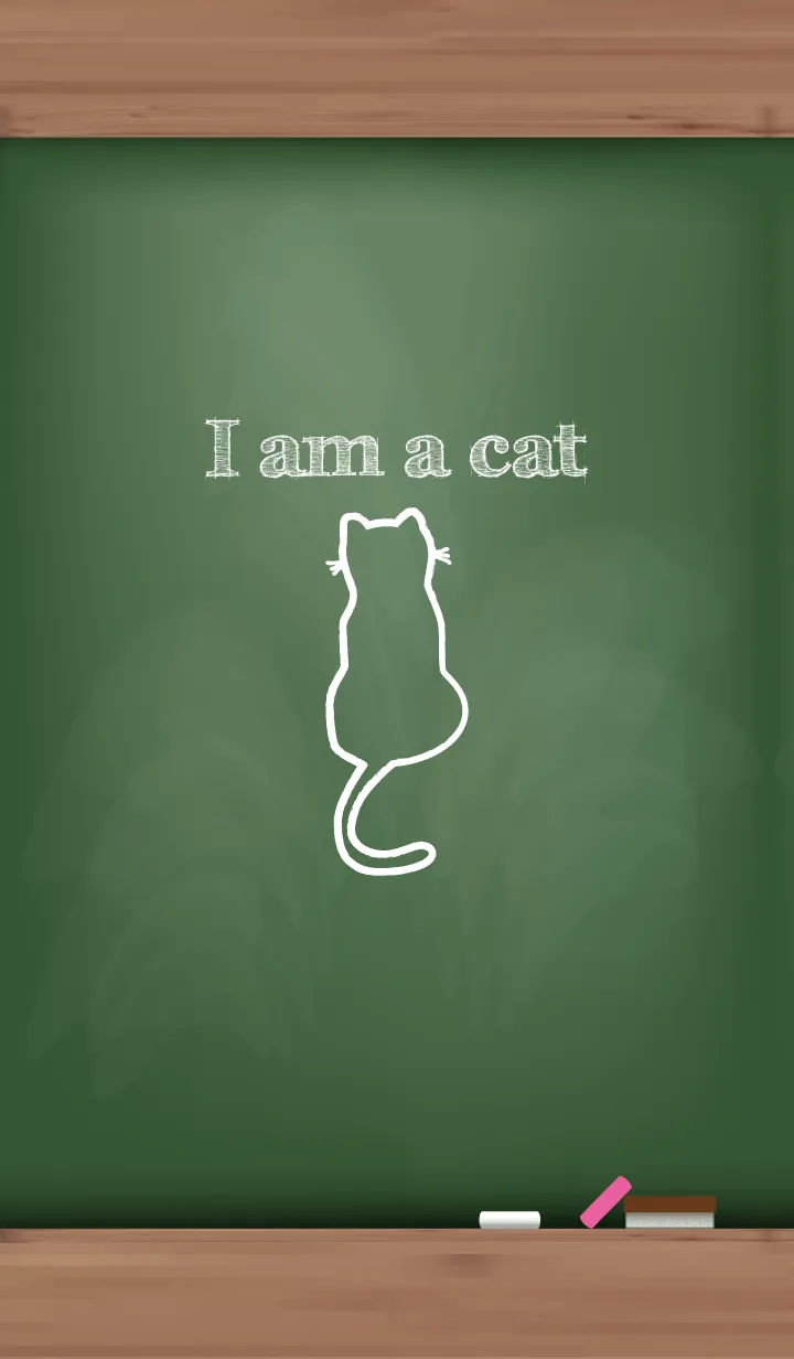 [LINE着せ替え] I am a cat Black Board..15の画像1