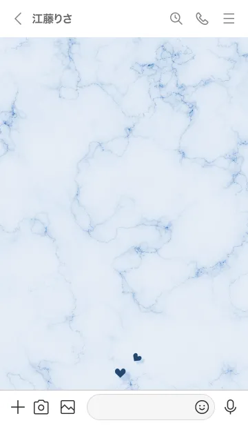 [LINE着せ替え] ～大人女子の大理石2♥ブルー77_1～の画像3