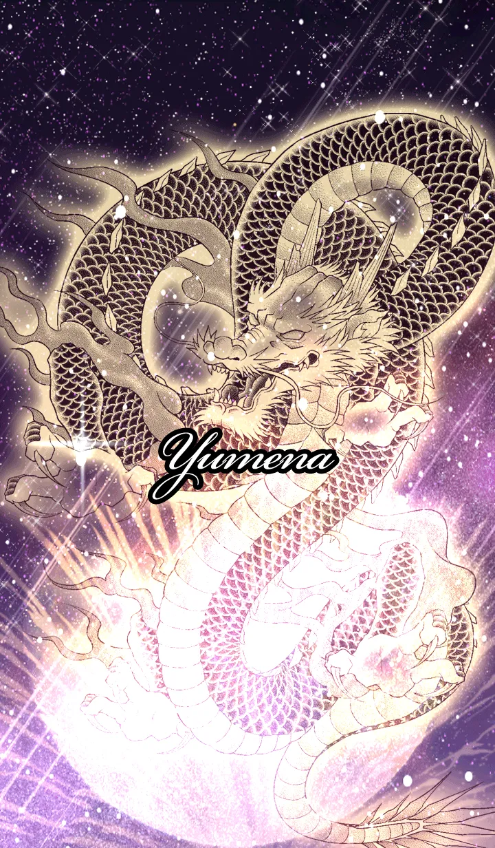 [LINE着せ替え] ゆめな用金色龍で運気UP！の画像1