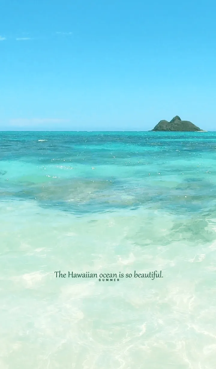 [LINE着せ替え] Hawaiian ocean is so beautiful.MEKYM 17の画像1