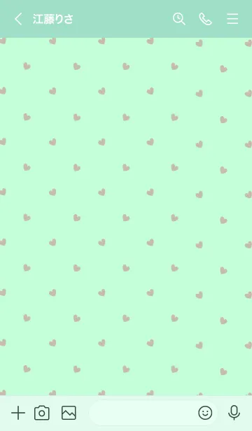 [LINE着せ替え] ミニ ハート 074の画像3