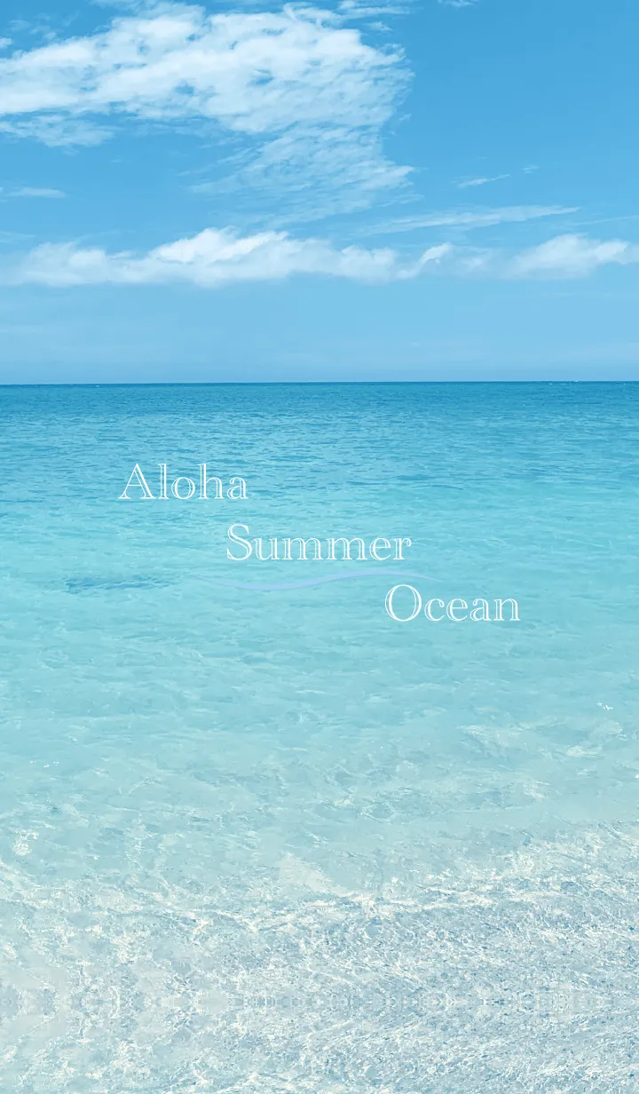 [LINE着せ替え] ALOHA Summer ocean Hawaii 13の画像1