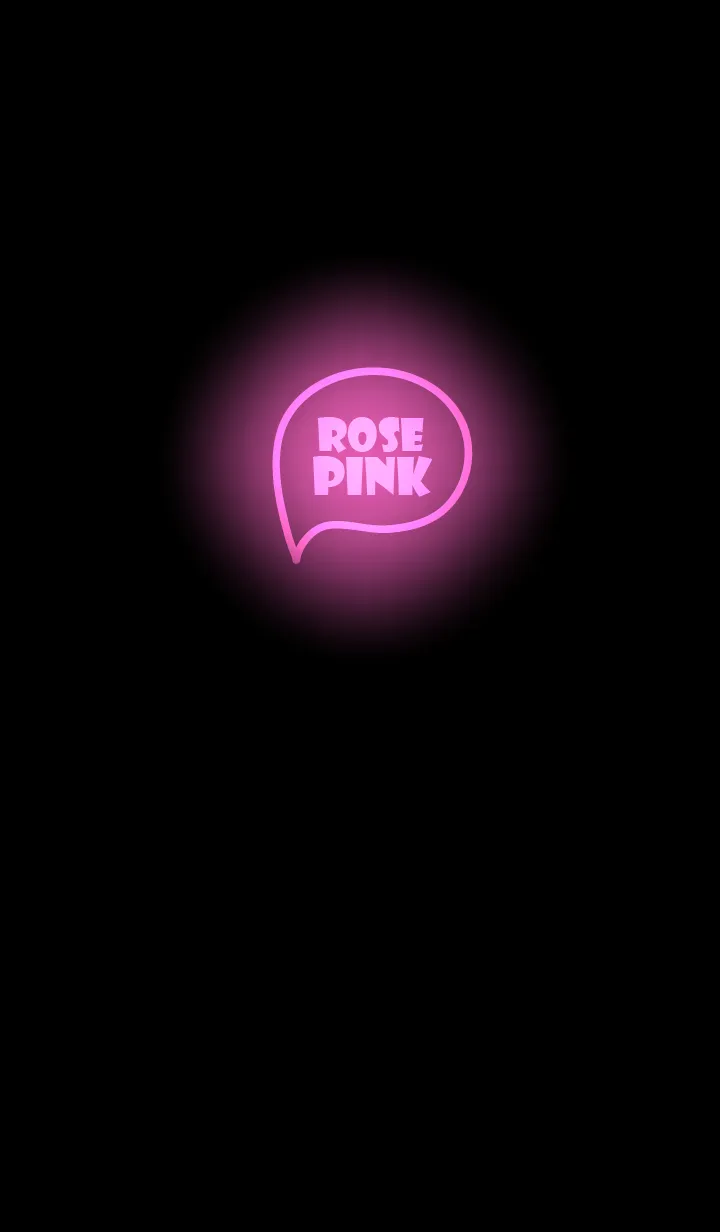 [LINE着せ替え] Rose Pink Neon Theme V.2 (JP)の画像1