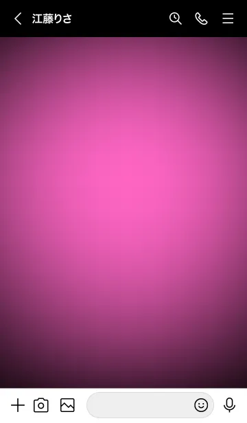[LINE着せ替え] Rose Pink Neon Theme V.2 (JP)の画像3