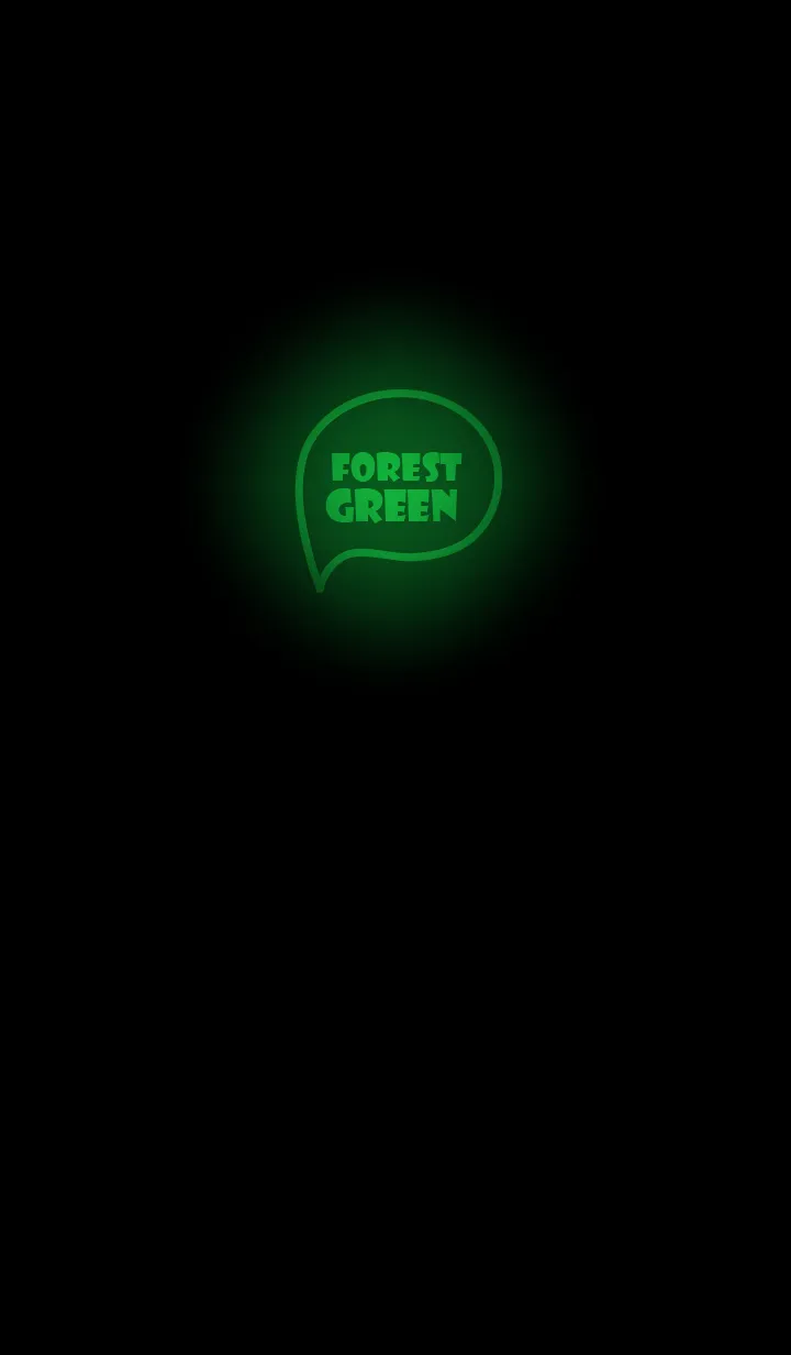 [LINE着せ替え] Forest Green Neon Theme V.6 (JP)の画像1