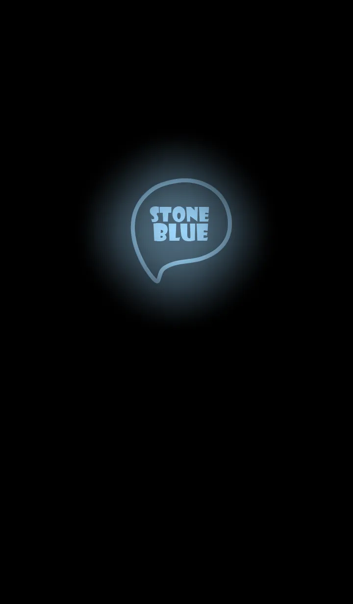 [LINE着せ替え] Stone Blue Neon Theme Ver.9 (JP)の画像1