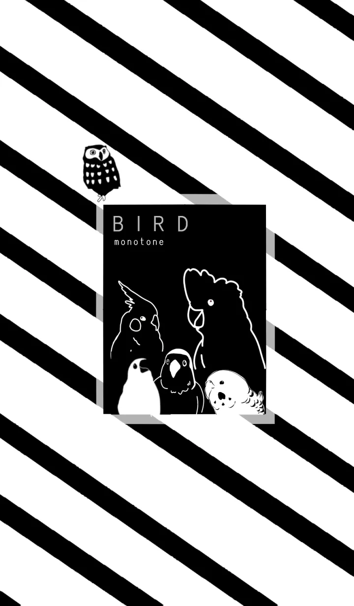 シンプルなことり インコ＆オウムの着せ替えメイン画像