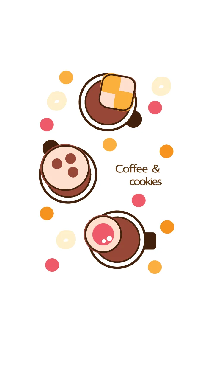 [LINE着せ替え] Coffee & Cookies 6の画像1