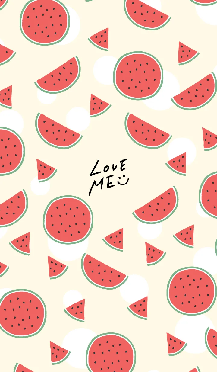 [LINE着せ替え] スイカ イエロー5の画像1