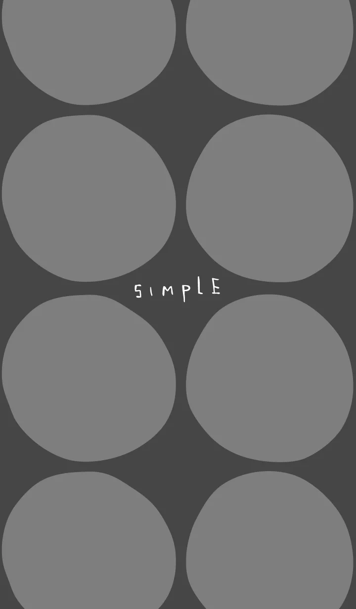 [LINE着せ替え] シンプル 丸大きめ10の画像1