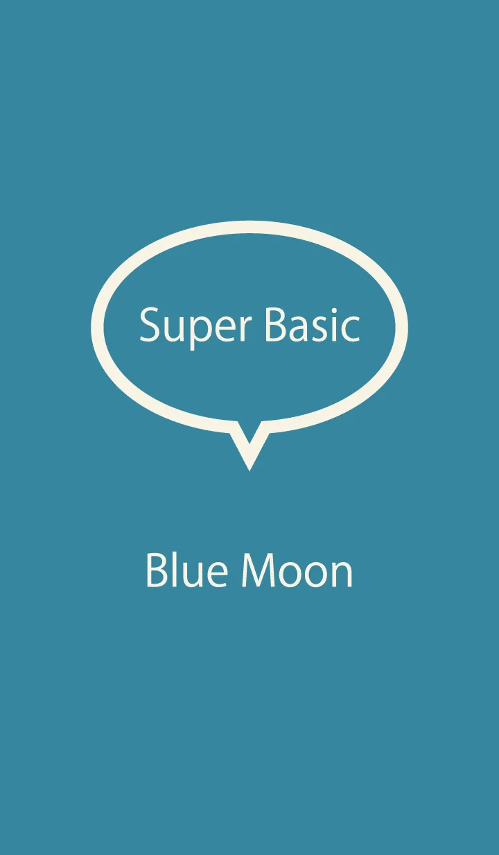 [LINE着せ替え] Super Basic Blue Moonの画像1