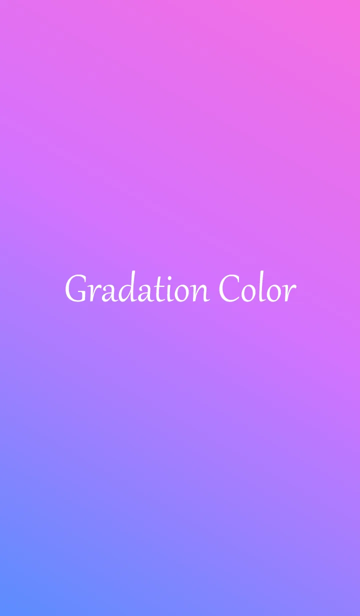 [LINE着せ替え] Gradation Color *Blue&Purple 2*の画像1