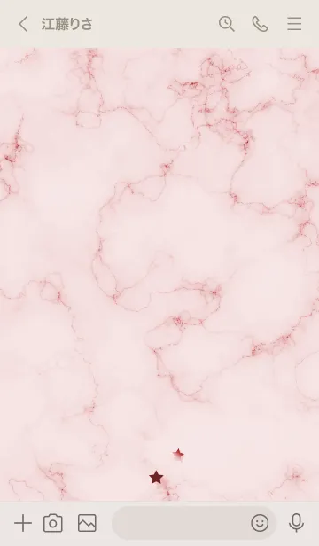 [LINE着せ替え] ～星のカケラ★ピンク02_1～の画像3