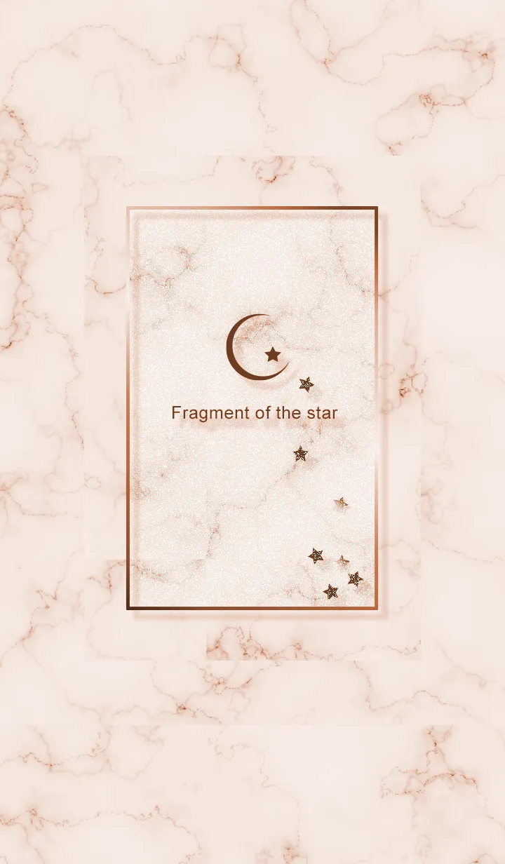 [LINE着せ替え] ～星のカケラ2★ブラウン03_2～の画像1