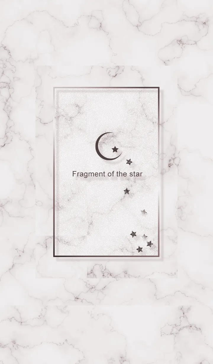 [LINE着せ替え] ～星のカケラ★ブラウン17_1～の画像1