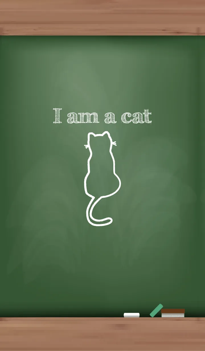 [LINE着せ替え] I am a cat Black Board..17の画像1