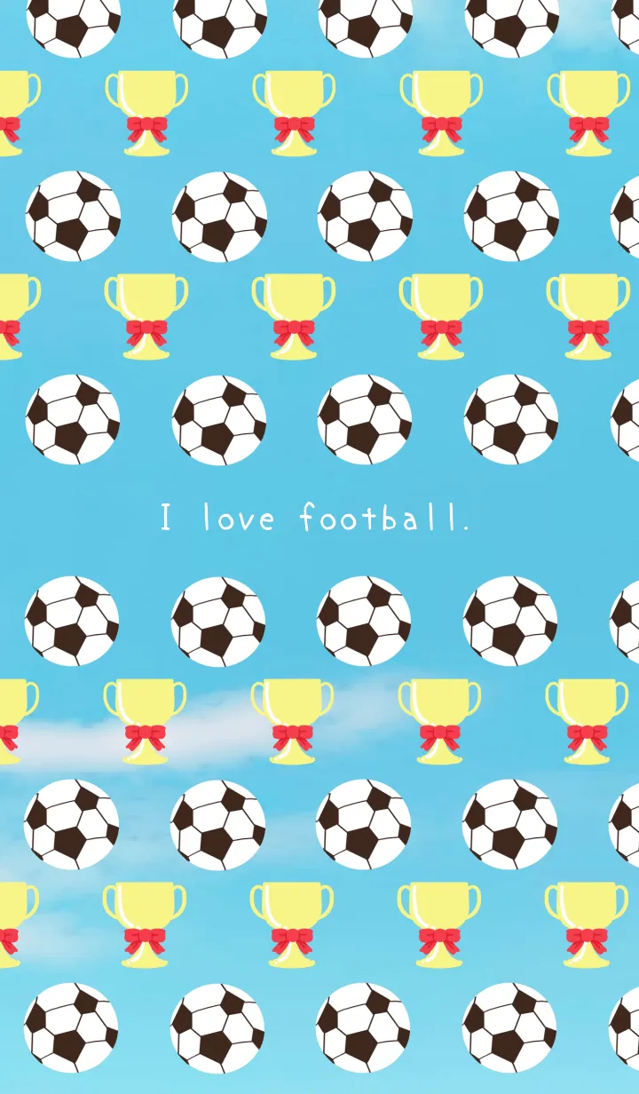 [LINE着せ替え] サッカーの着せかえ 青空の画像1