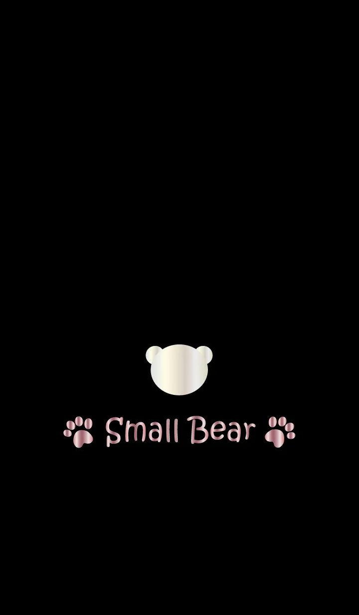 [LINE着せ替え] Small Bear *WHITEGOLD 2*の画像1