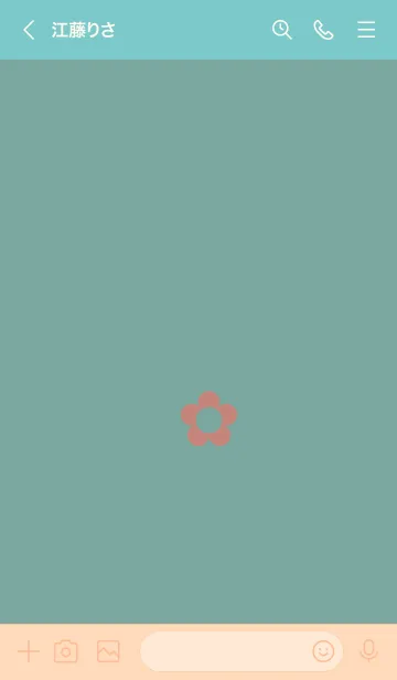 [LINE着せ替え] ザ シンプル ミニ フラワー 33の画像3