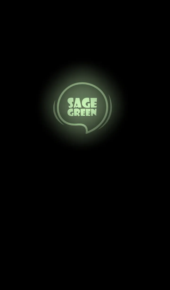 [LINE着せ替え] Sage Green  Neon Theme Ver.7 (JP)の画像1