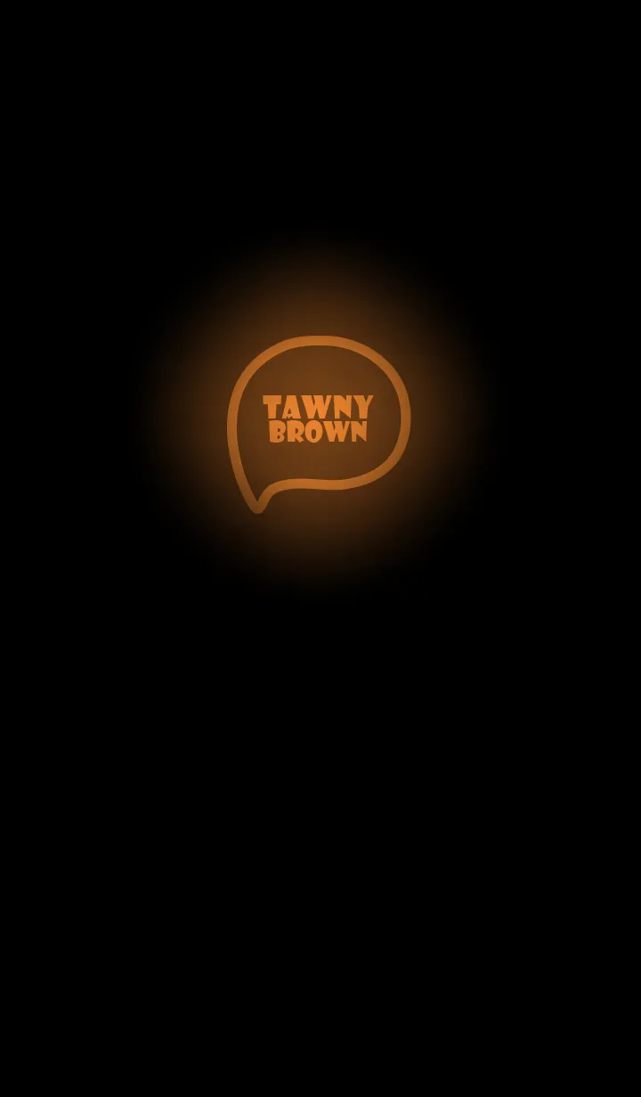 [LINE着せ替え] Tawny Brown  Neon Theme Ver.8 (JP)の画像1