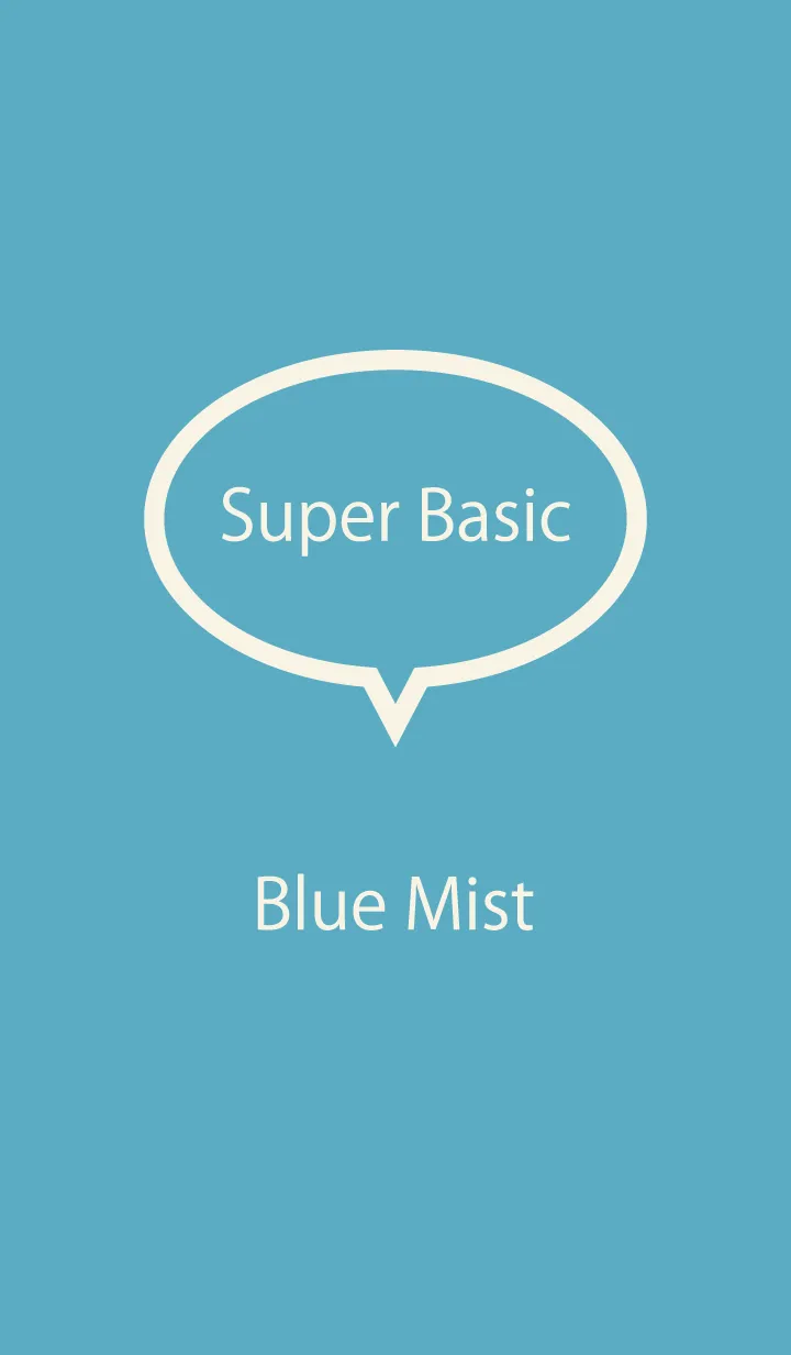 [LINE着せ替え] Super Basic Blue Mistの画像1