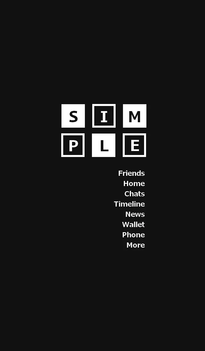 SIMPLE BOX =black02=の着せ替えメイン画像