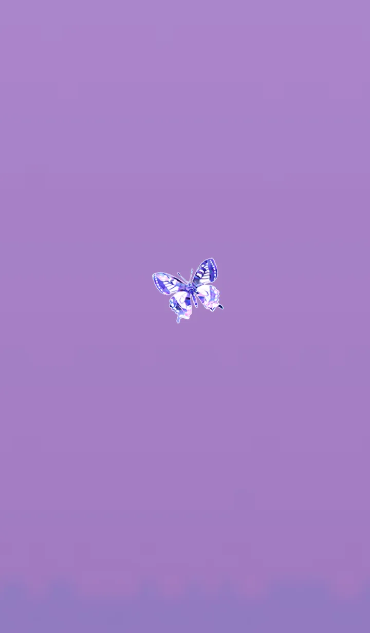 [LINE着せ替え] Purple crystal butterflyの画像1
