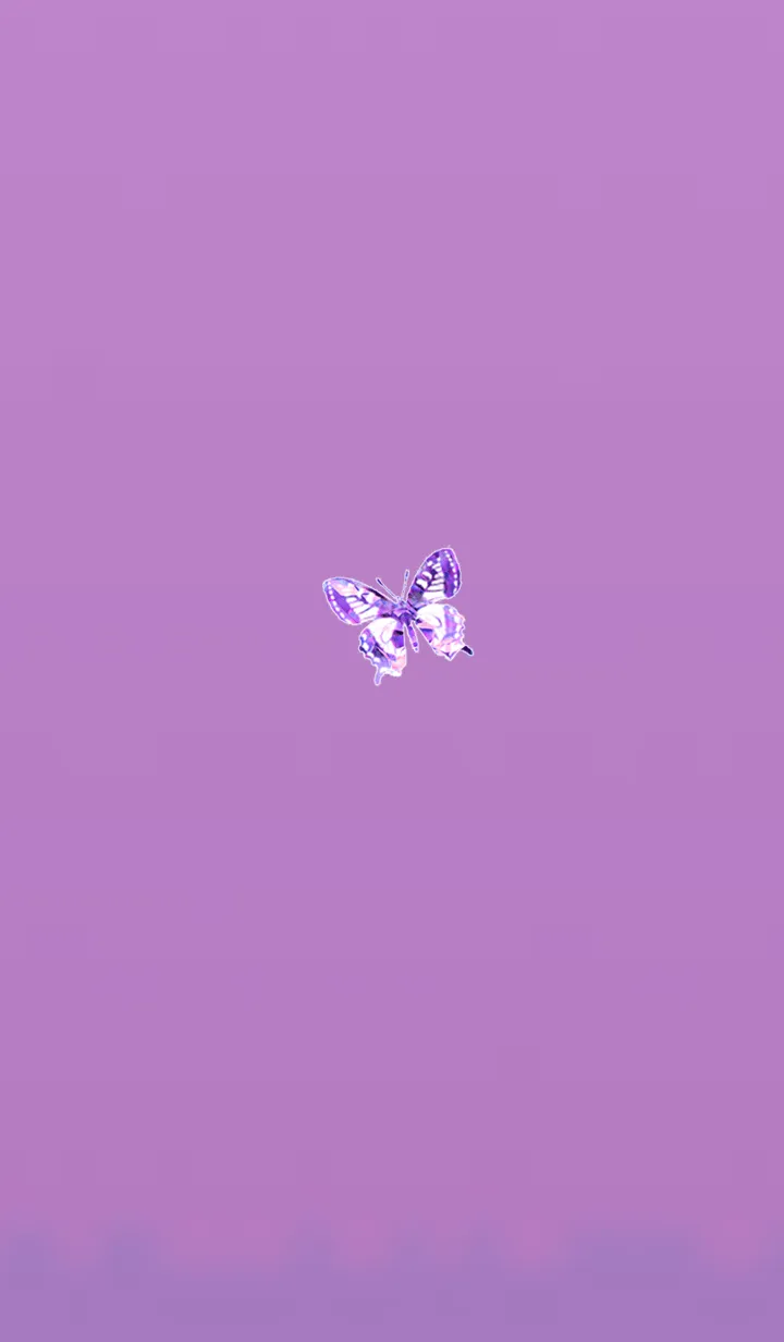 [LINE着せ替え] Purple crystal butterfly 2の画像1