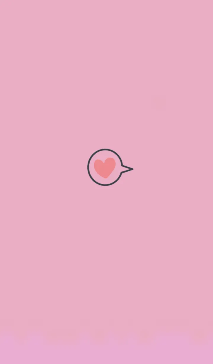 [LINE着せ替え] Heart balloon pinkの画像1