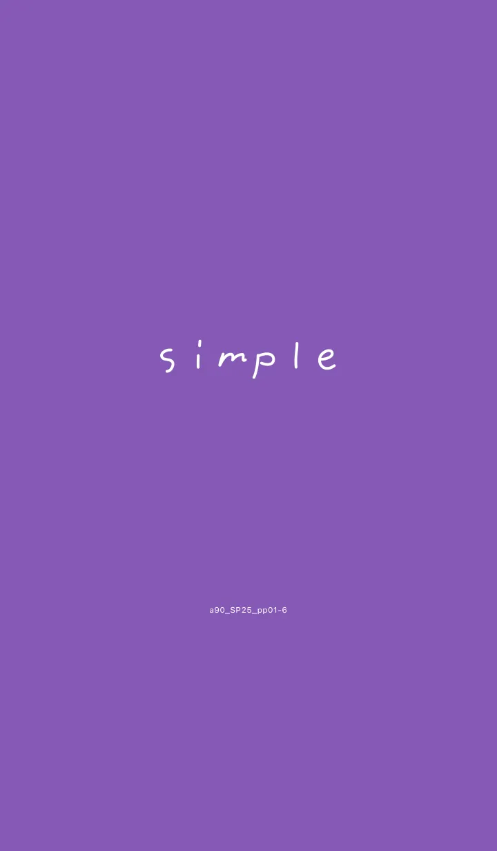 [LINE着せ替え] a90_25_パープル1-6の画像1