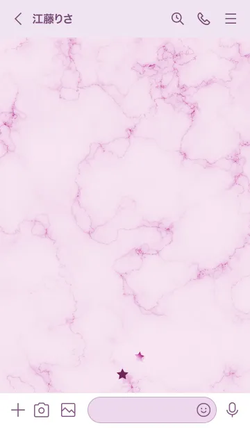 [LINE着せ替え] ～星のカケラ★パープル13_1～の画像3