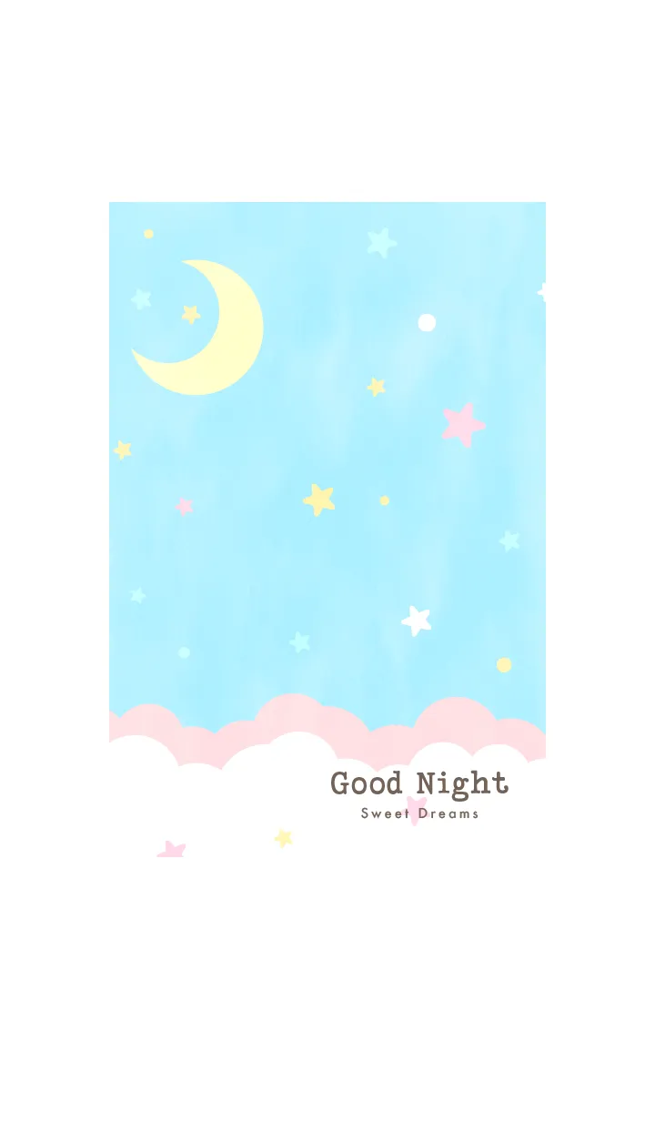 [LINE着せ替え] Good night ,Sweet Dreams 3の画像1