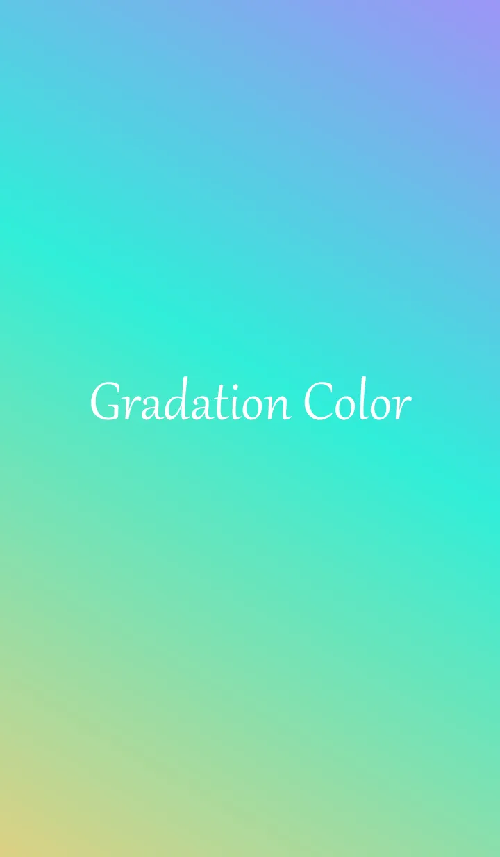 Gradation Color *Yellow&Green&Purple*の着せ替えメイン画像